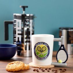 Tennis Krus Med Formet Tennisketcher Hndtag