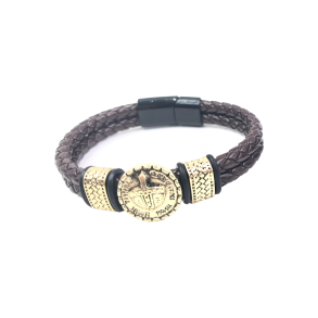 Armb�nd L�der Viking Hjelm