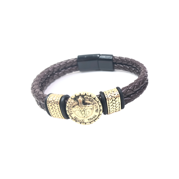 Armb�nd L�der Viking Hjelm
