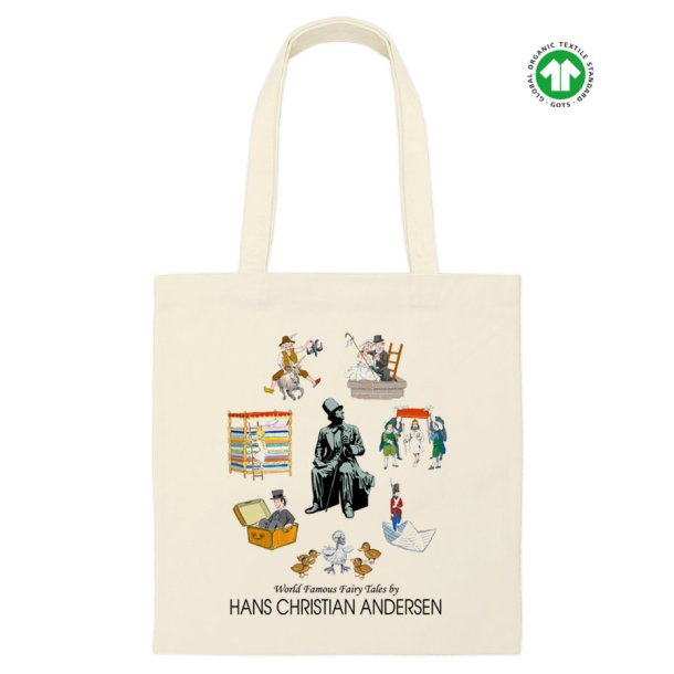 Mulepose kologisk Naturfarvet Bomuld - H.C Andersen