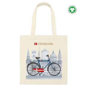 Mulepose kologisk Naturfarvet Bomuld - Herre Cykel