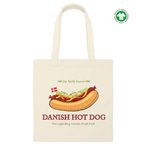 Mulepose kologisk Bomuld - Danish Hot Dog