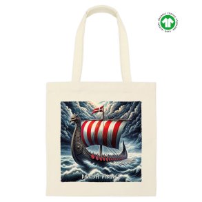 Mulepose kologisk Naturfarvet Bomuld - Vikingeskib