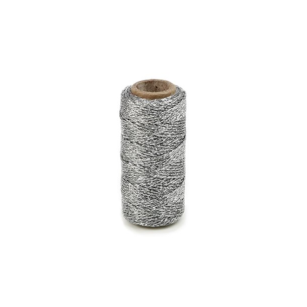 Snor Metallic Effekt Slv 1.5 mm