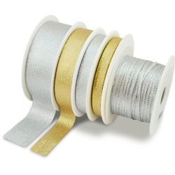 Taffeta Bnd Guld  5-10-15-25-40mm x 10m