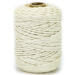 Bomuldssnor Elfenben/Creme 2mmx50m