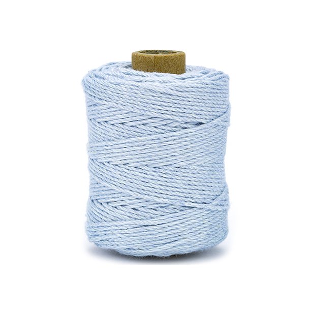 Bomuldssnor Lysebl 2mmx50m