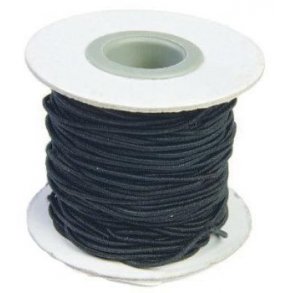 Elastiksnor 1,2mmx25m Sort 2020344