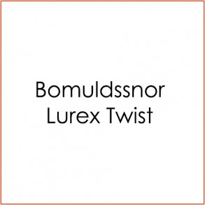Bomuldssnor Lurex Twist