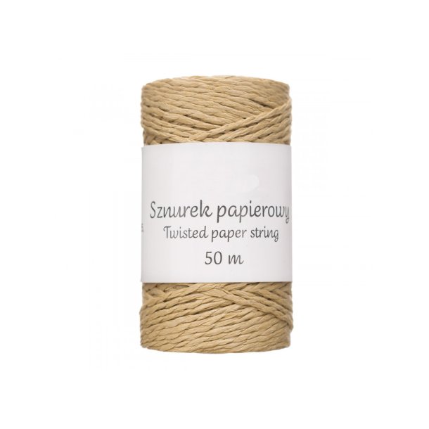 Papirsnor Naturfarvet