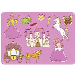 Stencil Tegn / Male Skabelon Prinsesse