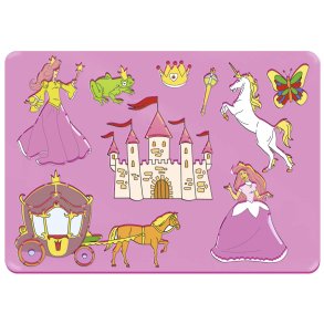 Stencil Tegn / Male Skabelon Prinsesse