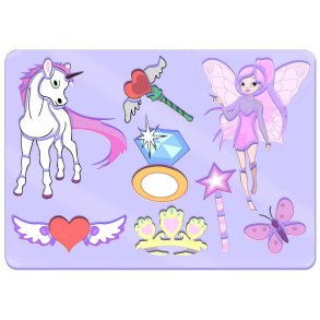 Stencil Tegn / Male Skabelon Fairy