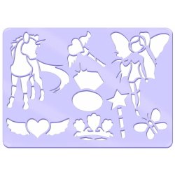 Stencil Tegn / Male Skabelon Lotte