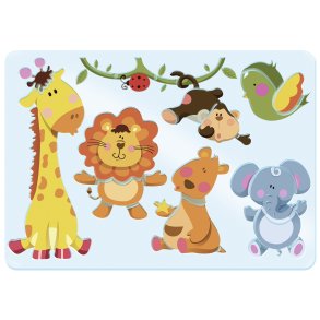 Stencil Tegn / Male Safari Dyr