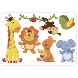 Stencil Tegn / Male Safari Dyr