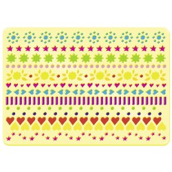 Stencil Tegn / Male Motiv Linjer