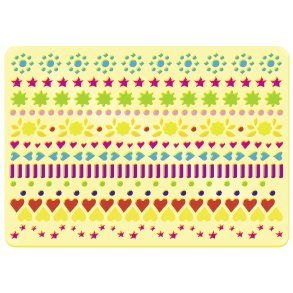 Stencil Tegn / Male Motiv Linjer