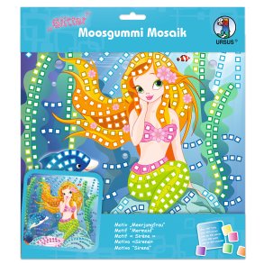 Mosaik Foam / Mosgummi Glitter Mermaid / Den Lille Havfrue