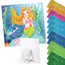 Mosaik Foam / Mosgummi Glitter Mermaid / Den Lille Havfrue