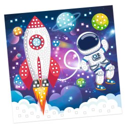 Mosaik Foam / Mosgummi Glitter Astronaut