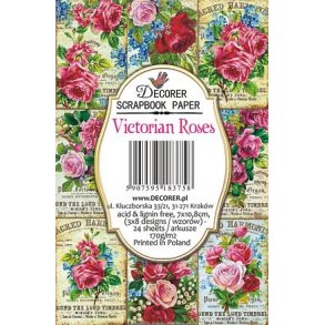 Decorer - Paper Pack - Victorian Roses - M81