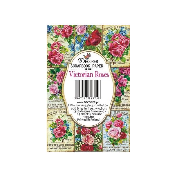 Decorer - Paper Pack - Victorian Roses - M81