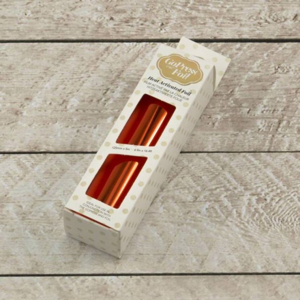 Couture Creations Heat Activated Foil Red Copper Mirror Finish 