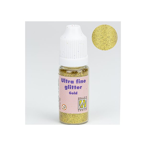 Nellie Snellen - Glitter Drys - Ultra Fine Guld - GLIT003
