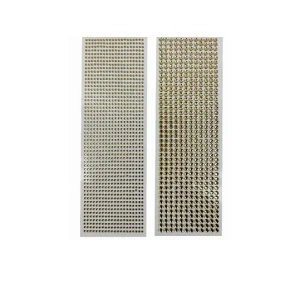 Rhinsten Selvklbende Guld 3-6 mm