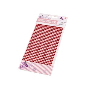 Rhinsten Selvklbende Rd 4mm 494 Stk