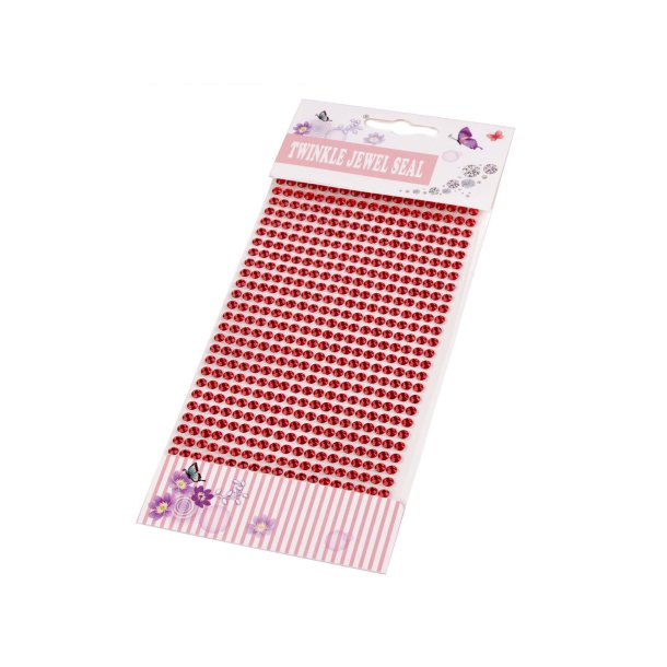 Rhinsten Selvklbende Rd 4mm 494 Stk