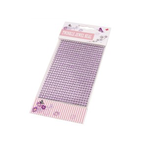 Rhinsten Selvklbende Lys Lilla 4mm 494 Stk