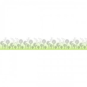 Dekorations Tape Dandelion / Mlkebtte 15mm x 10 m