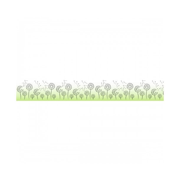Dekorations Tape Dandelion / Mlkebtte 15mm x 10 m