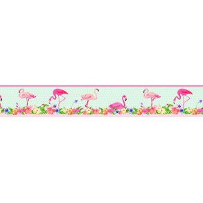 Dekorations Tape Flamingo 30mm x 10 m