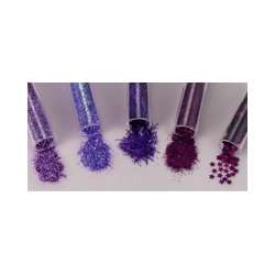 Glitter Drys - Lilla - 8609