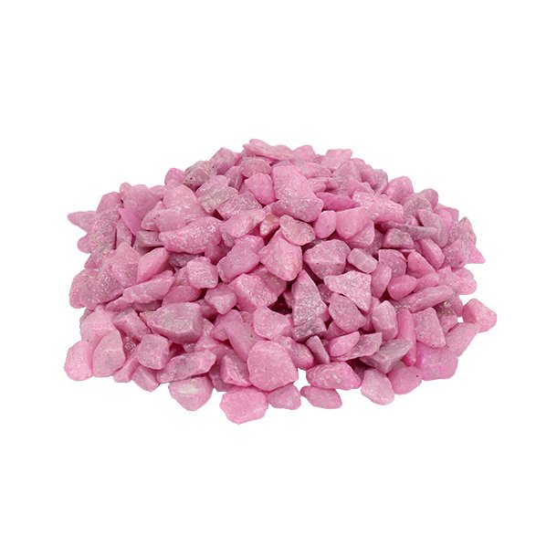 Dekorations Sten Granulat 9-13mm 500g Lyserd / Pink 