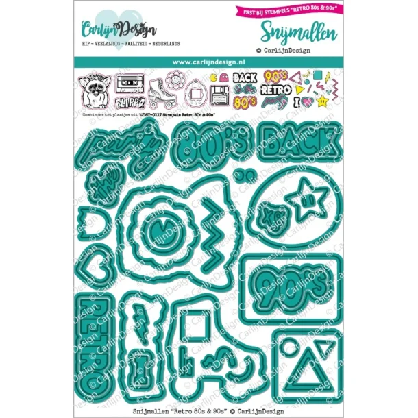 CarlijnDesign Dies - Retro 80'erne &amp; 90'erne - CDSN-0258