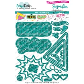 CarlijnDesign Dies - Retro Vintage Rammer - CDSN-0259