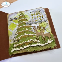 Elizabeth Craft Design - Dies - December Romance  - Grantr� &amp; Snemand - 2166
