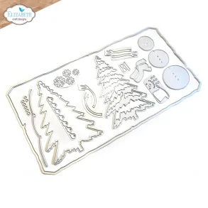 Elizabeth Craft Design - Dies - December Romance  - Grantr� & Snemand - 2166
