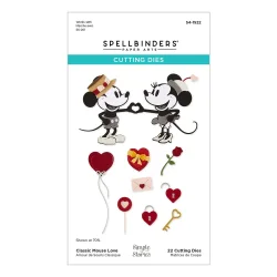 Spellbinders Dies Classic Mouse Love Etched - S4-1522