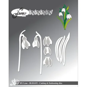  By Lene - Dies - Snowdrops - BLD1652