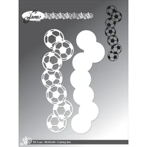 By Lene - Dies - Football Border - BLD1440