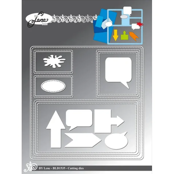 By Lene - Dies - Square Frame - BLD1535