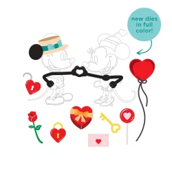 Spellbinders Dies Classic Mouse Love Etched - S4-1522