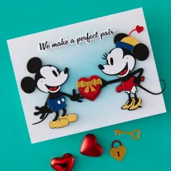 Spellbinders Dies Classic Mouse Love Etched - S4-1522