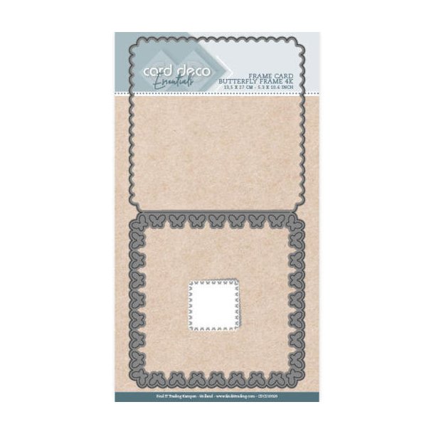 Card Deco Dies Butterfly Frame