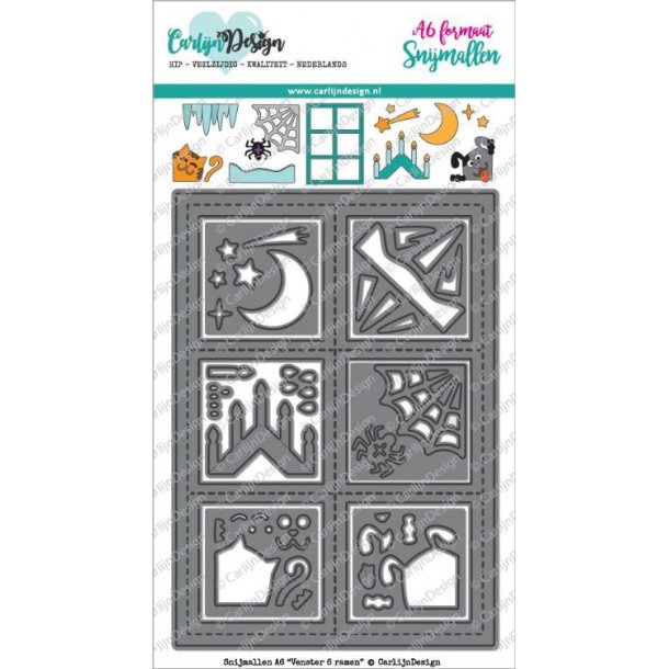 CarlijnDesign Dies A6 Venster 6 Ramen
